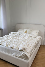 Conjunto de roupa de cama com estampa de abelhas - 4 peças