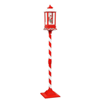 Poste encantado 148cm com Neve, Luz LED e Som Musical — Bivolt