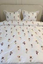 Conjunto de cama Dachshund Paddle - 4 peças